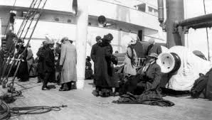 Survivors of the Titanic on the Carpathia